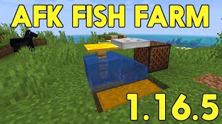 How To Make An AFK Fish/XP Farm | Minecraft 1.16.5 Tutorial