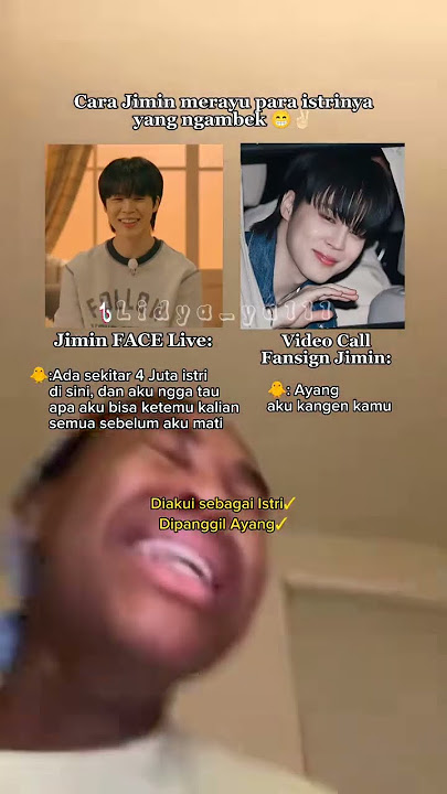 Cara Jimin Merayu Para Istrinya Yang Lagi Ngambek 😁