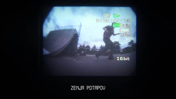 Through the camera screen