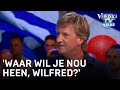 Stroef gesprek tussen Wim en Wilfred: 