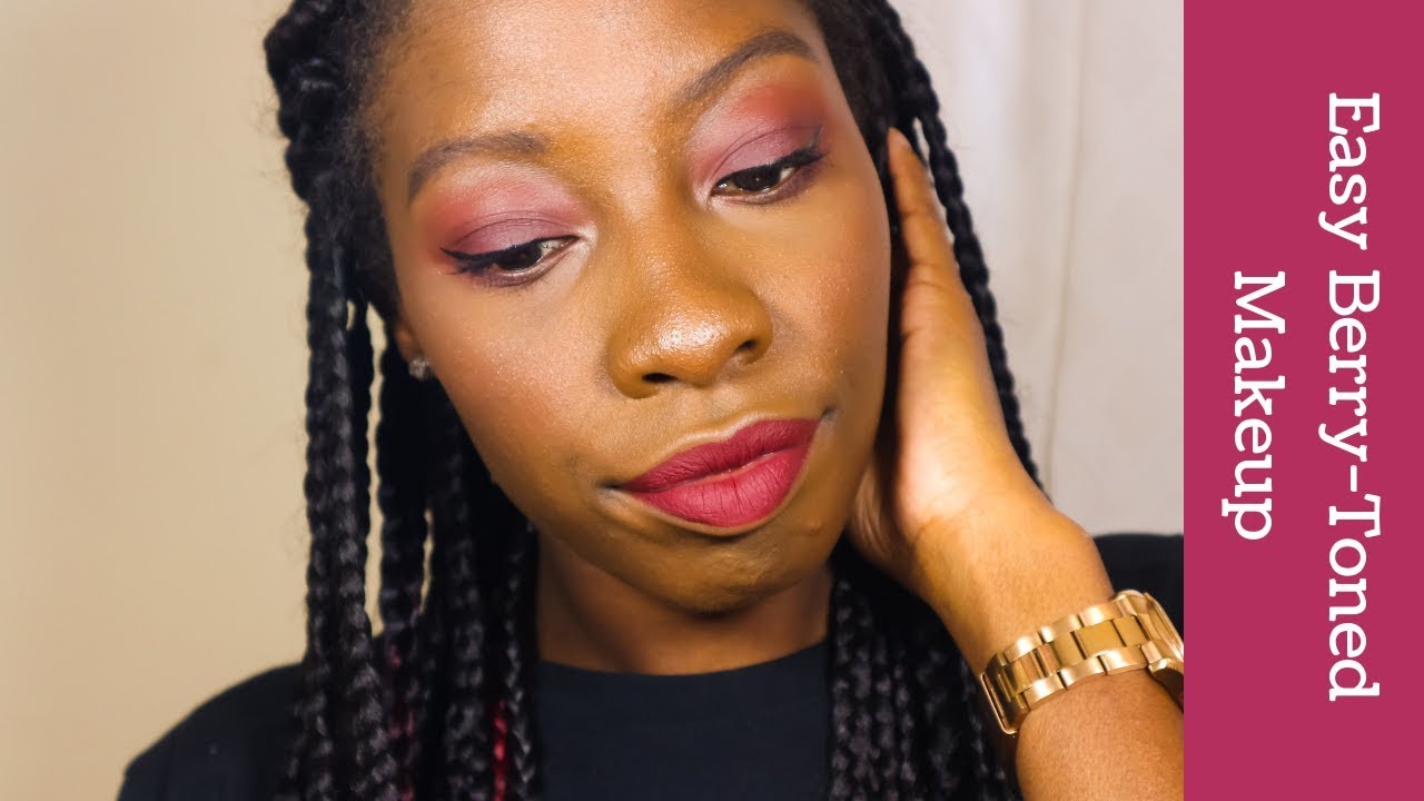 EASY BERRY-TONED FALL/AUTUMN MAKEUP