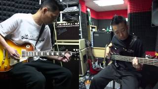 五月天 突然好想你 Guitar and Bass Cover By Lim and Wayne (20150407)