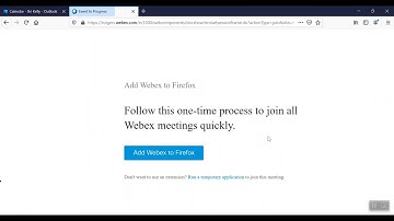 Webex Events Windows Firefox