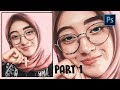 [ Photoshop tutorial ] Vector Vexel Hijab - Part 1 LINE ART