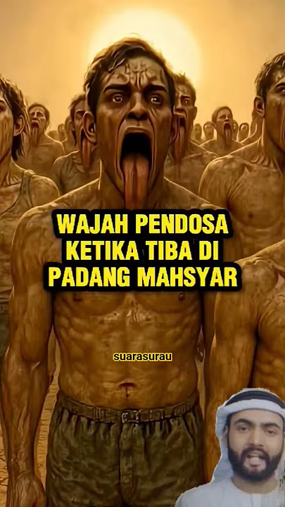wajah para pendosa di padang Mahsyar