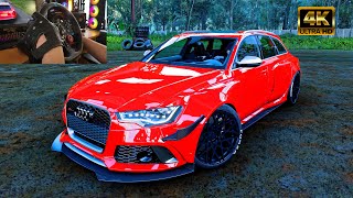 Audi RS 6 Avant - Forza Horizon 5 | Logitech G29 Steering Wheel | max graphics RTX4090