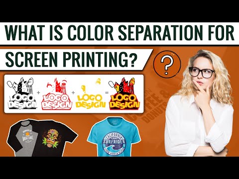 What Is Color Separation For Screen Printing || Screen Printing || ZDigitizing