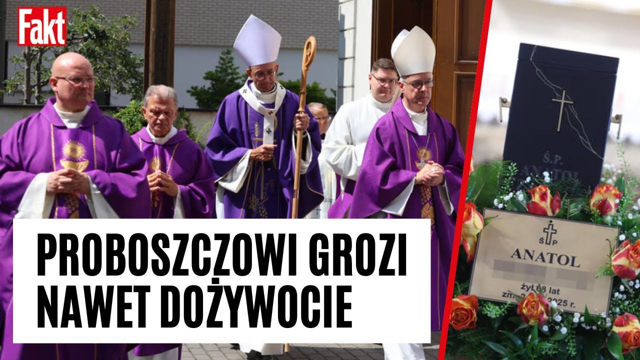 POGRZEB OFIARY PROBOSZCZA. Pan Anatol został uderzony siekierą, a potem, jeszcze żywy, PODPALONY!