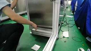 Mask machine fabric roll rack installation tutorial