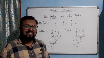 Class 4 Chapter 6 Fraction/ Introduction to Like & Unlike fraction/ ncert