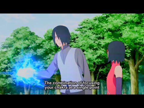 Sasuke teaches sarada chidori | Power of chidori | Boruto : Naruto next Generation