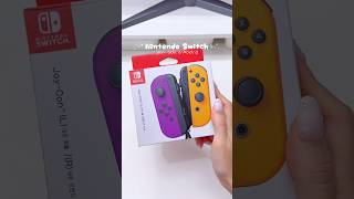 unbox my new Nintendo switch joy-con 💜🧡 #unboxing #nintendo #nintendoswitch #joycon #new #game