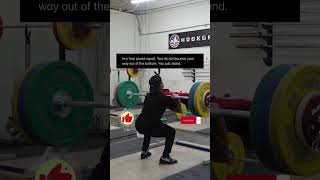 125 KG Pause Front Squat!!! #weightlifting #fitness #squat