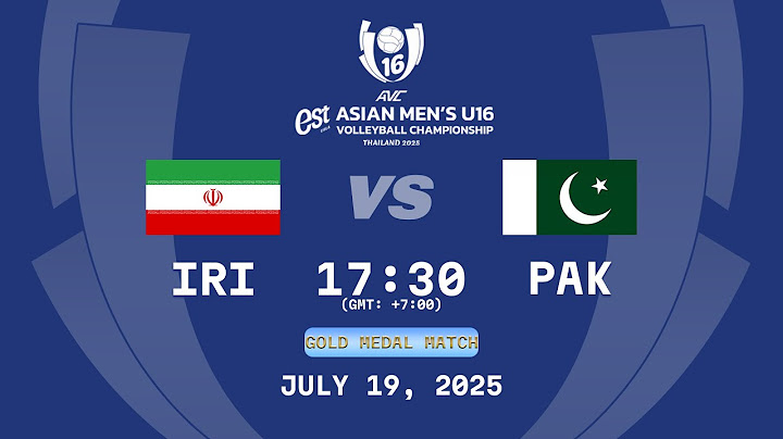 IRI - PAK/Gold Match/Asian Men's U16 2025
