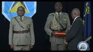 SALTIBUS HUMBLED AFTER RECEIVING NATIONAL SERVICE MEDAL RECEIVED DURING INVESTITURE CEREMONY