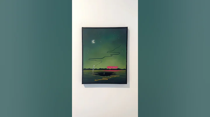 ‘The Others Are Waiting’ 🌙 Prints available on my website ✨ #surrealism #art #painting #gouache