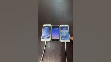 iPhone 6 on iOS 8 vs iPhone 5s on iOS 9 vs iPhone 6s on iOS 10 boot up test #shorts #iphone #ios