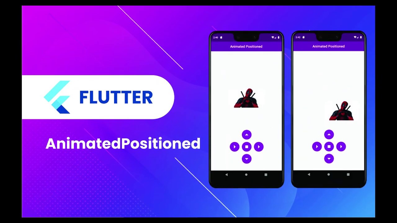 Flutter Animation Widget | 22 | AnimatedPositioned, Positioned |  FloatingActionButton | Speed Code - YouTube