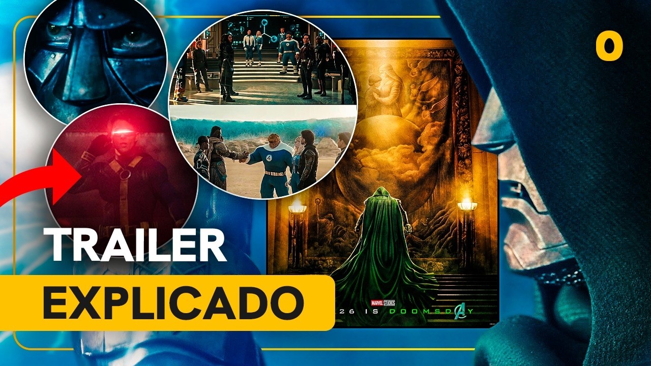 🚨TRAILER EXPLICADO de VINGADORES: DOUTOR DESTINO: 58 DETALHES QUE VOCÊ NÃO VIU!