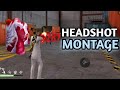 Red Number Only Headshot Montage - Garena FreeFire