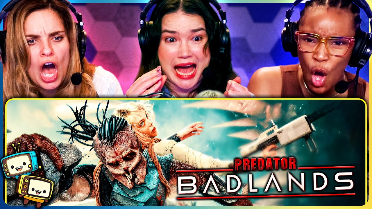PREDATOR: BADLANDS Movie Reaction! | First Time Watch | Dimitrius Schuster-Koloamatang, Elle Fanning