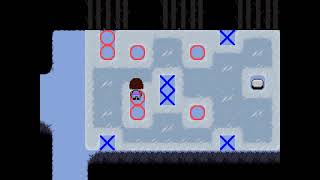 Undertale: Slightly Unconventional Ice Puzzle Solution
