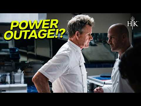 Gordon Ramsay Stops Service Due to Blackout | Hell's Kitchen USA