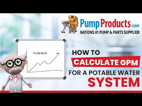 How To Calculate GPM for a Potable Water System