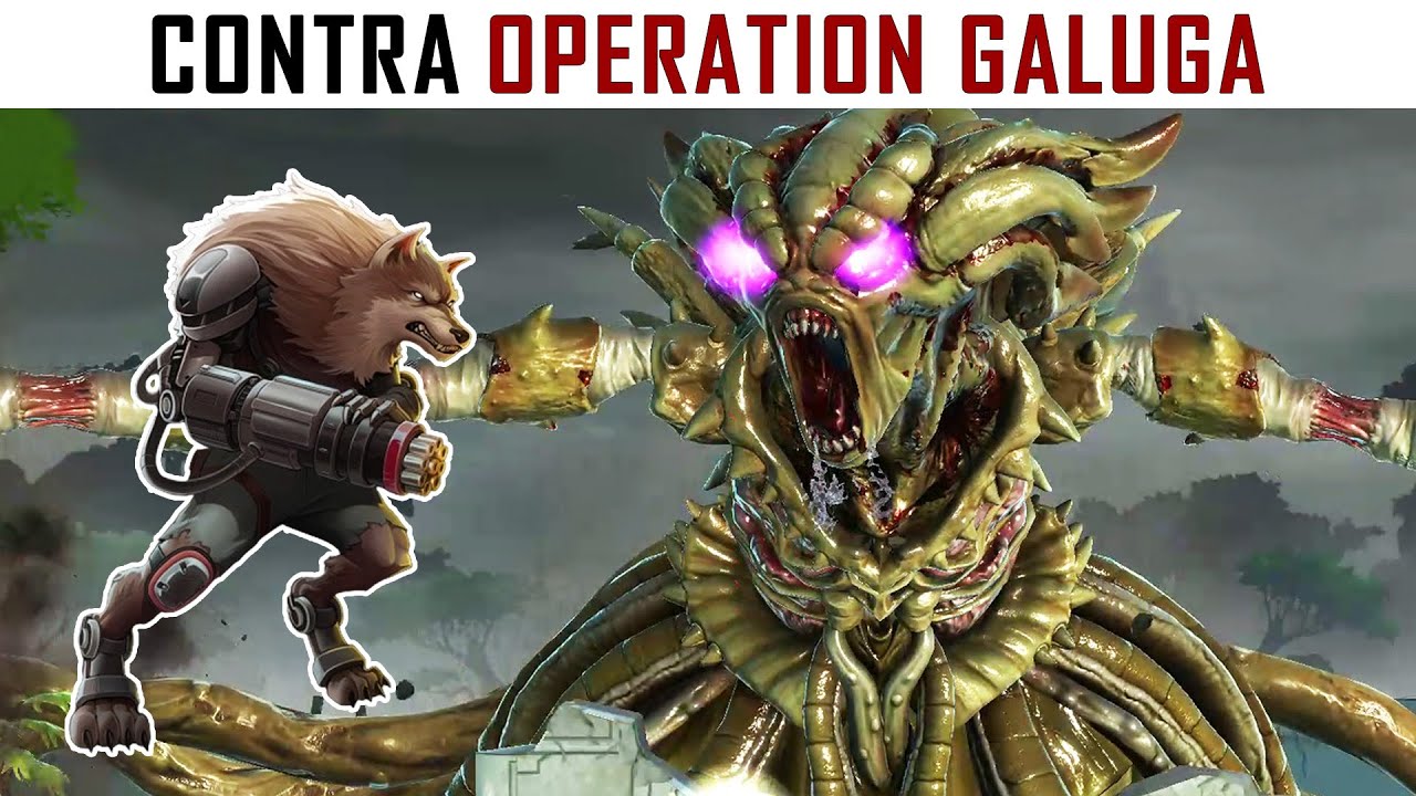 Contra: Operation Galuga - Brad Fang in Arcade Mode (Full)