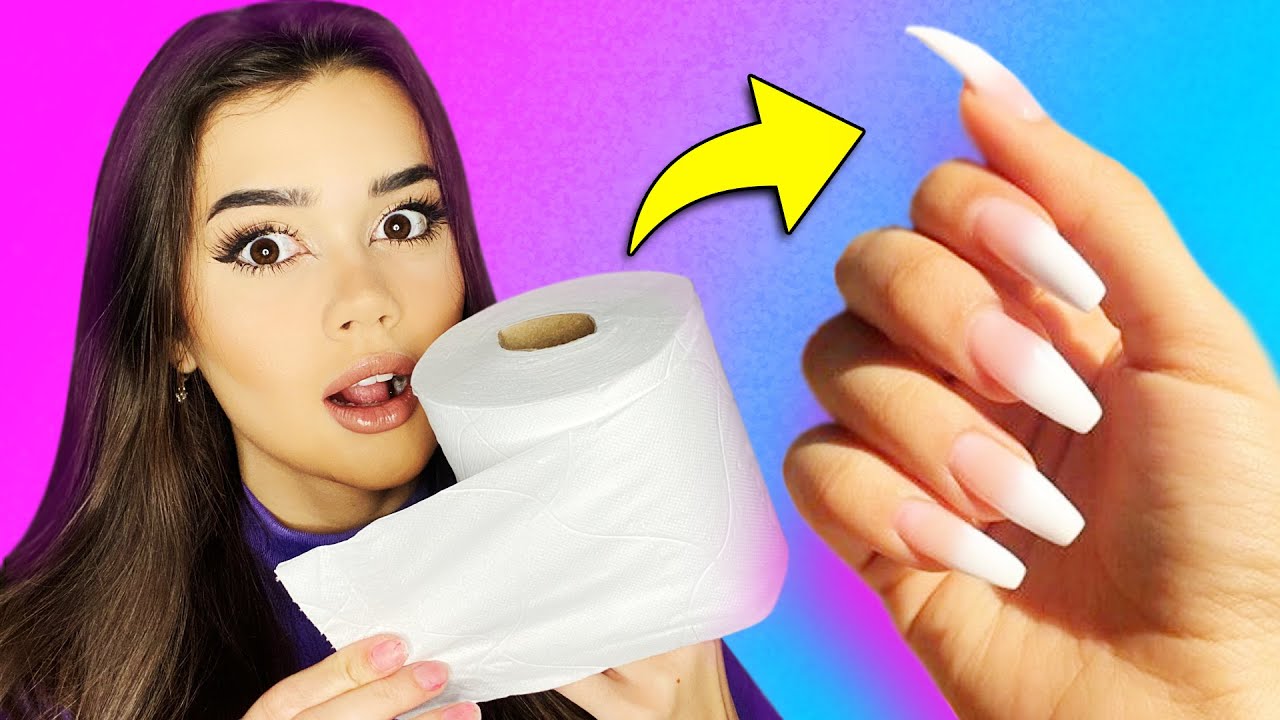 FAZENDO TRUQUES DE UNHAS INCRÍVEIS! Funcionou?