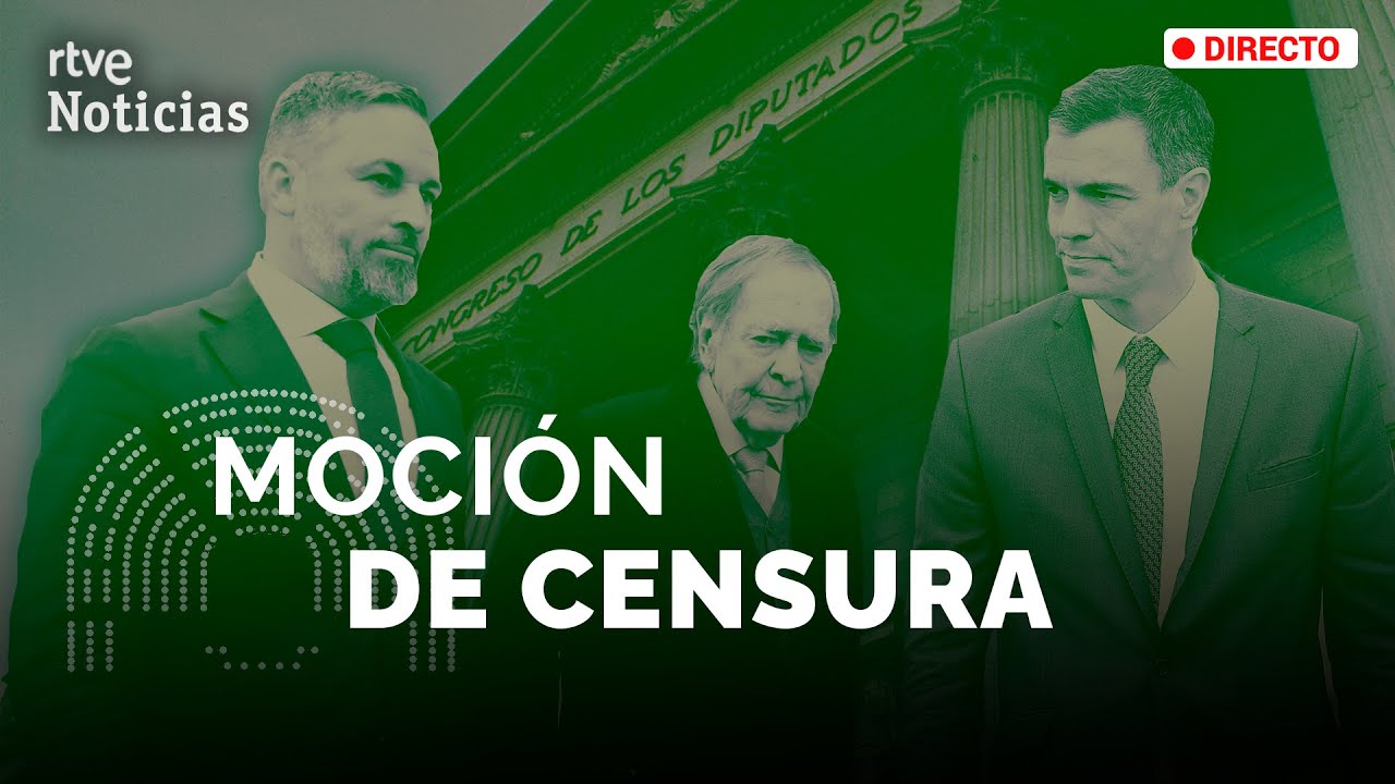 MOCIÓN CENSURA-VOX: ABASCAL y TAMAMES intervienen, SÁNCHEZ y DÍAZ responden | RTVE