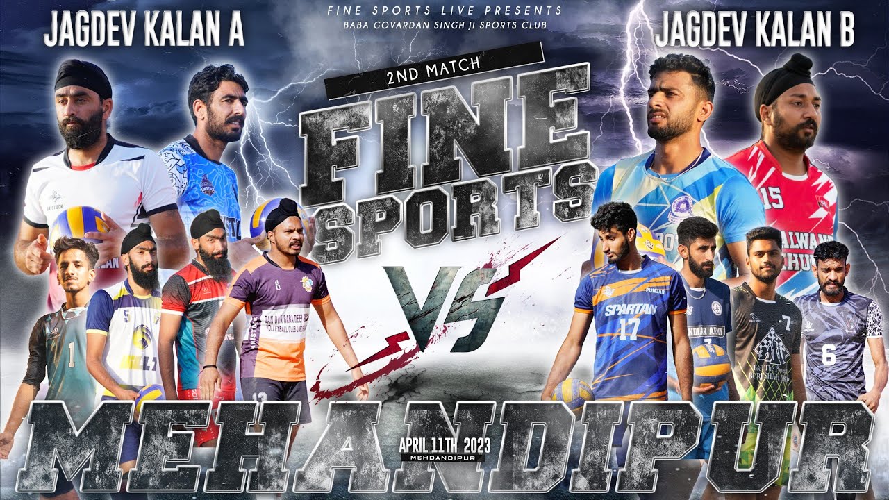 JAGDEV KALAN A vs JAGDEV KALAN B || 2nd Match || Mehandipur (HSP ...