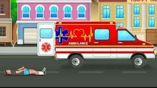 Mobil Ambulans Selamatkan Korban Tabrak Lari - Permainan Anak Mobil Ambulans screenshot 3