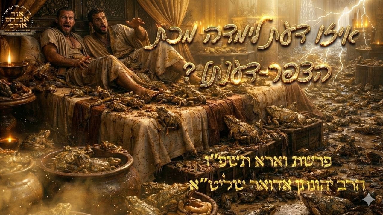 איזו דעת לימדה מכת הצפר-דע[ת] ? | פרשת וארא תשפ"ו | הרב יהונתן אדואר שליט"א