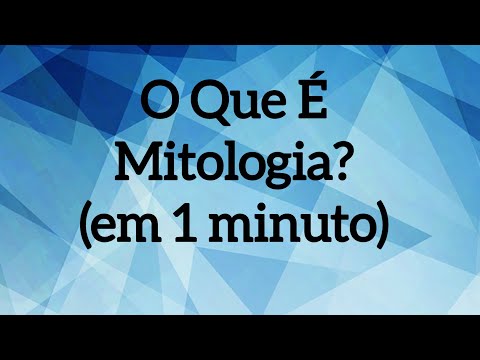 Vídeo: O Que é Mitologia