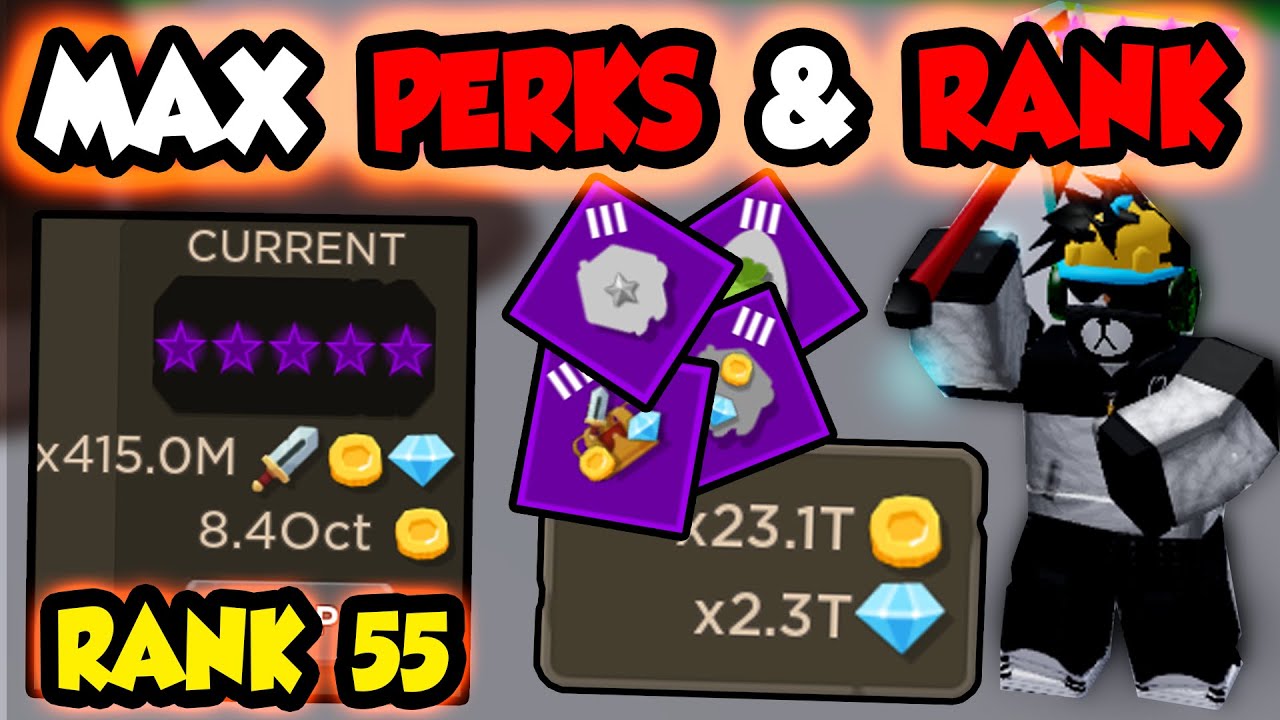 Getting All New Perks Max Rank 23t Multiplier Roblox