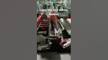 Liquor box case making machine,hardcover machine