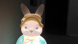 Easter Empire Blow Mold Female Rabbit Carolina Enterprises 1993 Vintage