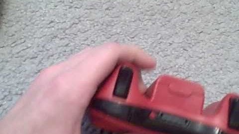 Red and Black Custom Modded Controller