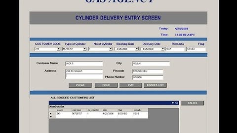 Gas Agency VB.NET Project