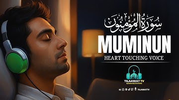 Surah Al Mu'minun - سورة المؤمنون | Relaxing Heart touching voice | Tilaawat TV