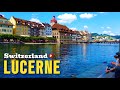 Lucerne switzerland 4k walking tour lucerne lake old town