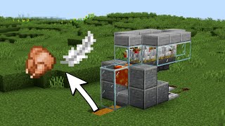 Minecraft Best Automatic Chicken Farm Tutorial