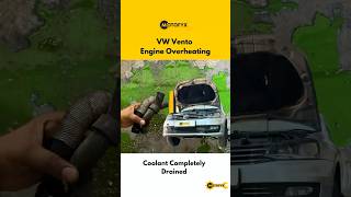 Engine Overheating? VW Vento Coolant Leak Found &amp; Fixed | Genuine VW Parts | MotoFyx #shorts