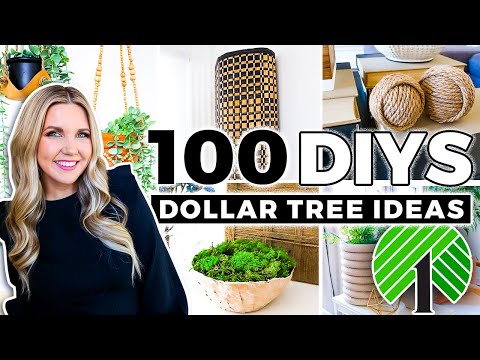 100 Dollar Tree DIY's...Watch this to be a DIY Pro!