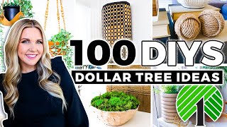 100 dollar tree diy's...watch this to be a diy pro!