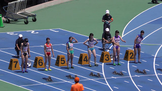 20160618関東高校総体女子100m南関東予選4組