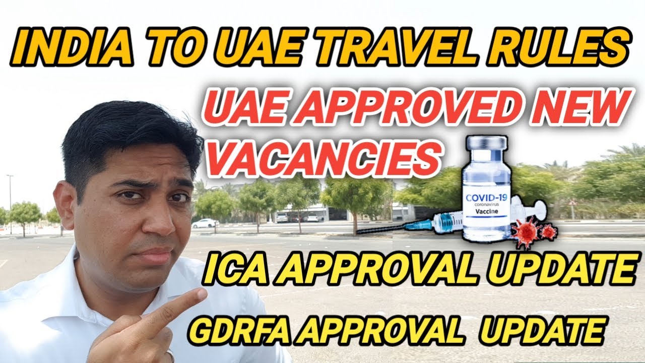 india to dubai travel rules