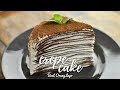 Chocolate Crepe Cake Recipe | Resepi Crepe Kek Coklat