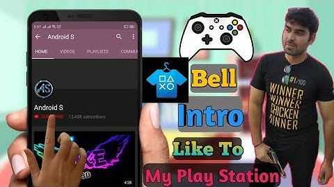 Make A Bell Intro For Gaming Youtube Channels Like My Play Station